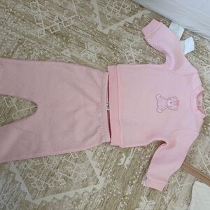 Little Me Pink Baby Girl Matching Set NWT SIZE 9 Months